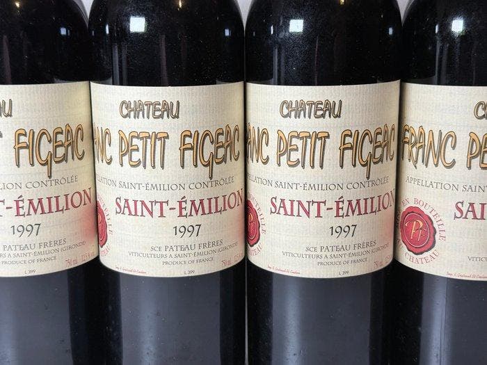 1997 Chateau Franc Petit Figeac - Saint-Émilion - 6 Flessen, Collections, Vins