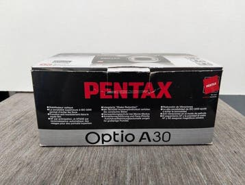 Pentax Optio A30 Digitale camera, Audio, Tv en Foto, Fotocamera's Digitaal, Nieuw