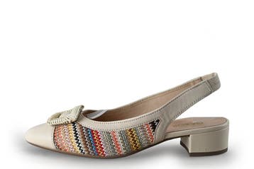 Gabor Slingbacks in maat 38½ Beige, Verzenden, Beige, Gabor, Zo goed als nieuw