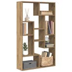vidaXL Boekenkast 72x20x120,5 cm bewerkt hout artisanaal, Verzenden, Nieuw