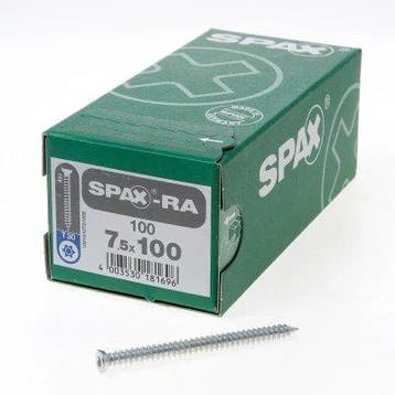SPAX RA Kozijnschroef T30 7,5 x 100 mm – 100 stuks, Verzenden, Nieuw