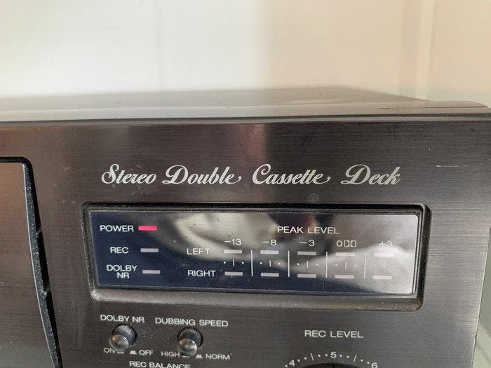 Akai - Dubbel Cassettedeck - Getest & Schoon - HX/27W, TV, Hi-fi & Vidéo, Radios