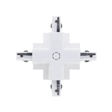 Luxar Inbouw 3 Fase X-Vorm Connector Wit, Verzenden, Nieuw