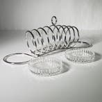 Orfèvrerie St. Médart - Serveerwagen - Toastrek met, Antiek en Kunst