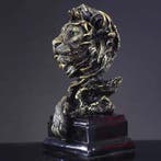 Sculpture, Lion bust sculpture - 29 cm - Résine
