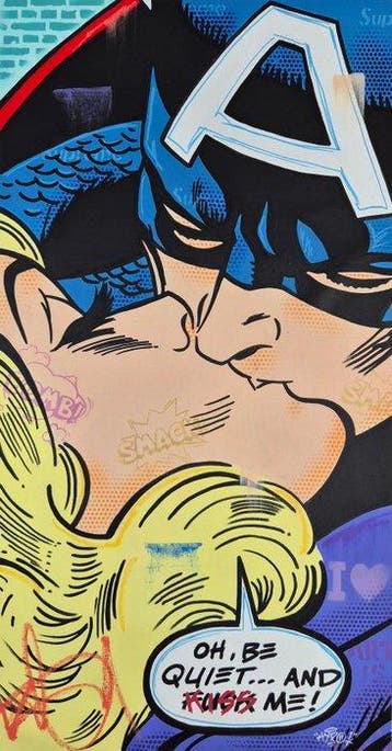 Hipo (1988) - Captain America & Sharon Carter: Kiss Me - XL