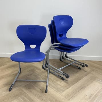 Proform ergonomische schoolstoel  zithoogte 47 cm,  blauw -