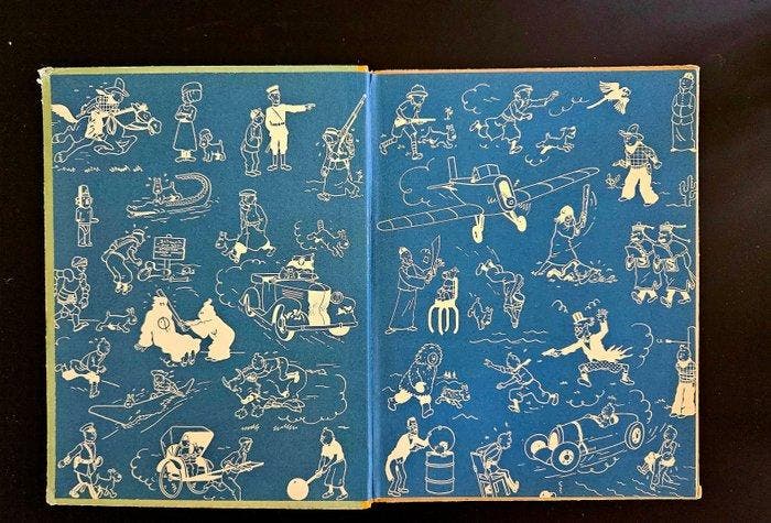 Tintin - Les 7 Boules de cristal - B12 - 1 Album - Herdruk -, Livres, BD