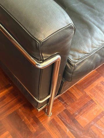 Cassina - Le Corbusier - Sofa - LC2 - Leder, Staal