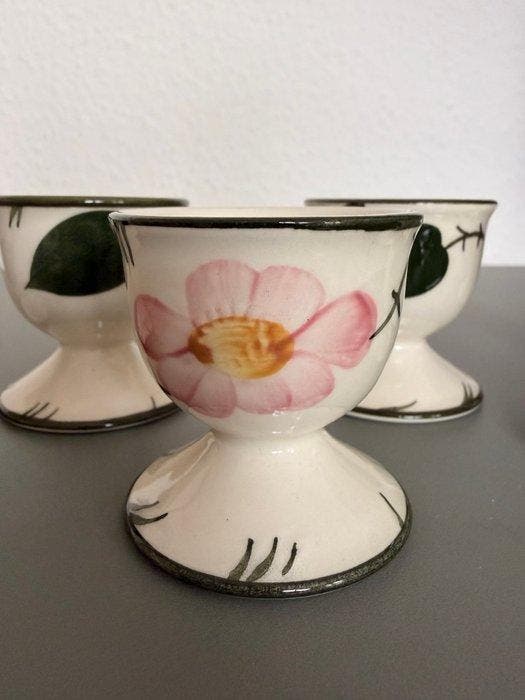 Villeroy & Boch - Eierdopje (6) - Porselein - Wildrose, Antiek en Kunst, Antiek | Meubels | Tafels
