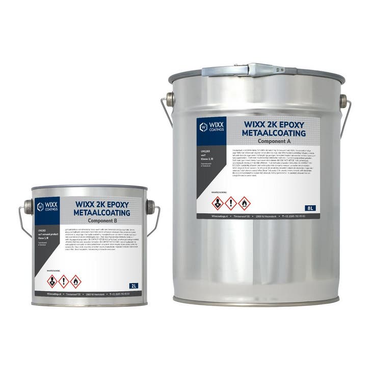 Wixx 2K Epoxy Metaalcoating RAL 6024 | Verkeersgroen 10L, Doe-het-zelf en Bouw, Verf, Beits en Lak, Nieuw, Verzenden
