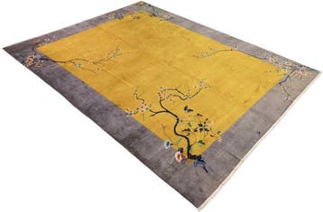Handgeknoopte antieke Chinese tapijt – Art Deco - Tapijt -, Huis en Inrichting, Stoffering | Tapijten en Vloerkleden, Nieuw