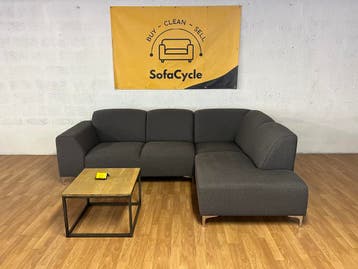SofaCycle - XOOON zetel – Grijze hoekzetel met vaste kussens, Ophalen of Verzenden, Nieuw