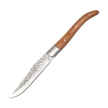 Steakmessen | DENALI | RVS/Hout | 6 Stuks | Lengte 225mm, Verzenden, Nieuw in verpakking