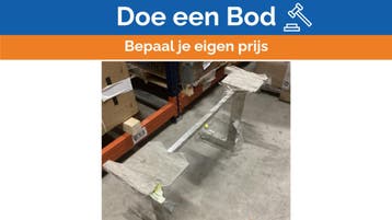 Bieden: Sessa stainless steel fixed table, Ophalen of Verzenden