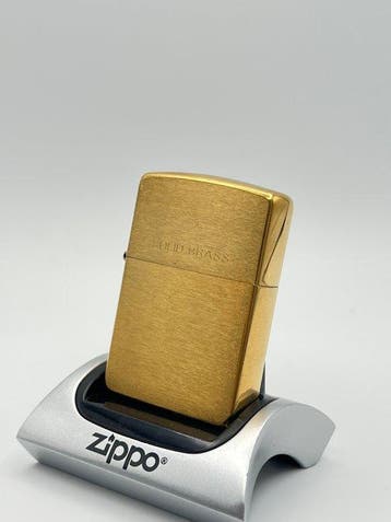 Zippo - SOLID BRASS Vintage Edition - Brushed Solid Brass -, Verzamelen, Nieuw