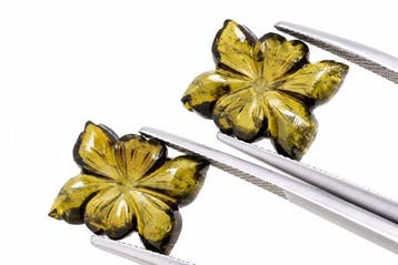 Zonder minimumprijs - 2 pcs Groen Toermalijn - 19.11 ct -, Nieuw
