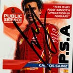 Ferrari - Topps 195 PSA Signed Card - Carlos Sainz - 2024 -, Nieuw