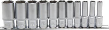 Bgs Technic Dopsleutel set, INCH, 3/8 11 delig, Verzenden, Nieuw
