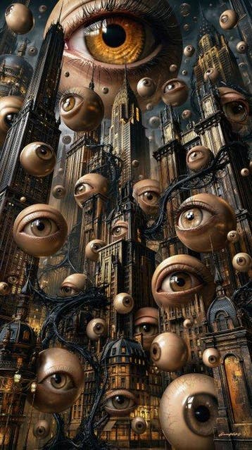 Giancarlo Colombo - GCD Art - You Are Being Watched #37