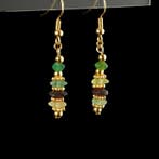 Oud-Romeins Earrings, met Romeinse glazen kralen