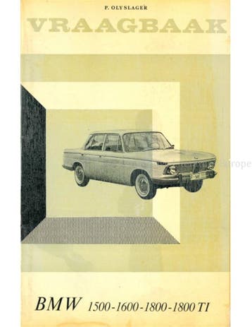 1962 - 1964 BMW 1500 | 1600 | 1800 BENZINE VRAAGBAAK