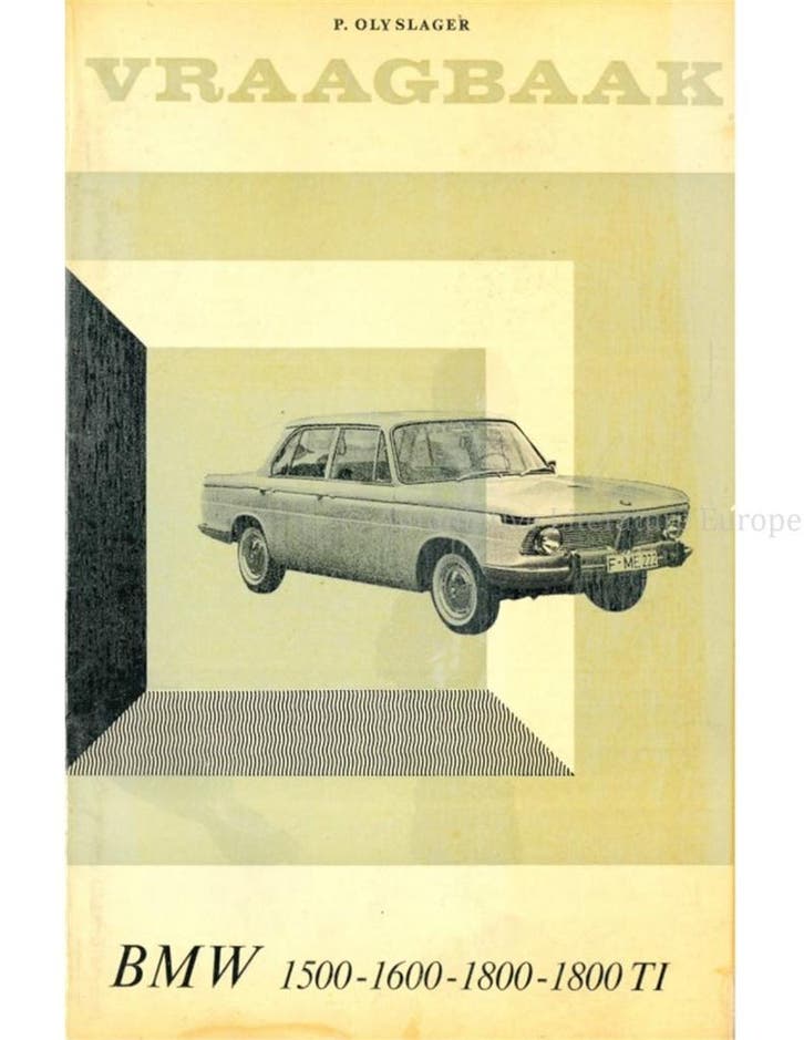 1962 - 1964 BMW 1500 | 1600 | 1800 BENZINE VRAAGBAAK, Auto diversen, Handleidingen en Instructieboekjes