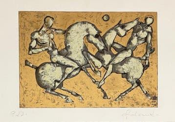 Bruno Landi (1941) - Cavalieri - 2 fogli