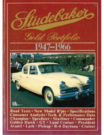STUDEBAKER GOLD PORTFOLIO 1947 - 1966 (BROOKLANDS), Ophalen of Verzenden