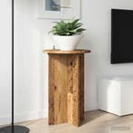 vidaXL Plantenstand 2 pcs Oud hout Ø40 x 60 cm Bewerkt hout, Tuin en Terras, Verzenden, Nieuw