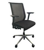 Steelcase Think, refurbished, Verzenden, Zwart, Zo goed als nieuw, Bureaustoel