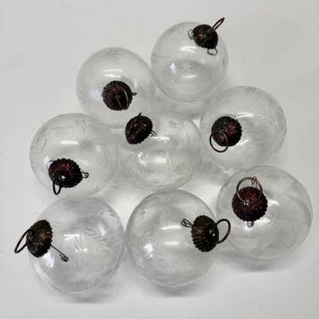 Kerstdecoratie (8) - Antieke Kerst Ballen / Heksen Ballen -, Diversen, Nieuw