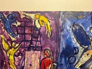 Marc Chagall (1887-1985) - Le songe de Jacob, Antiek en Kunst