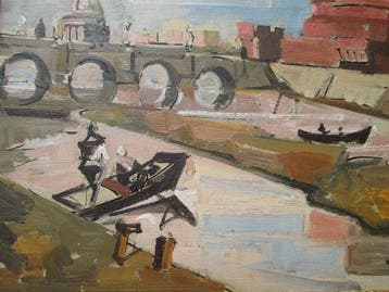 André Planson (1898-1981) - Vue dItalie, Antiek en Kunst