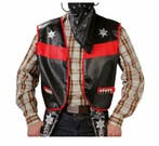 Zwart Cowboy Vest, Verzenden
