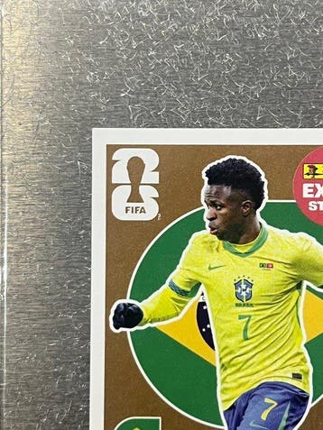 Vinícius Júnior – Extra Sticker Bronze – Panini FIFA World, Nieuw