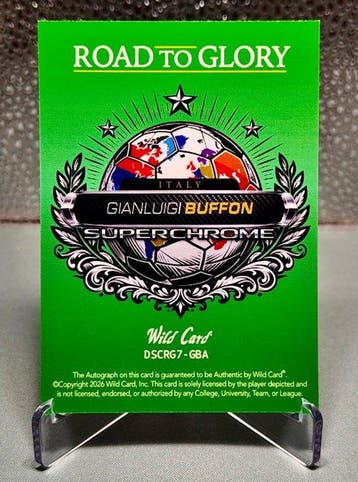 Wild Card Road to Glory Gianluigi Buffon 1/1 Gesigneerde, Nieuw