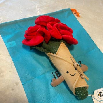 Jellycat - Jouet en peluche Amuseables Rose Bouquet -