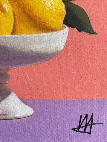 MAX - Fruttiera con limoni - Fruit bowl with lemons