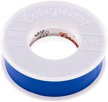Ruban disolation électrique testé par VDE 15mm/10m Bleu [10, Verzenden