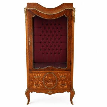 Vitrine - Palissandre, marqueterie, Antiquités & Art