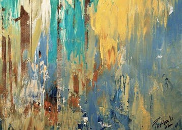 Bianca Pettrau (1972) - Ochre gold, de la serie Filon