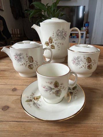 Richard Ginori - Koffieservies (27) - Porselein - Gouden