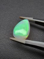 6ct Natural White Opal Cabochon - Hoogte: 17.5 mm - Breedte: