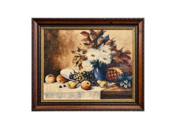 Europese school (XX) - Still Life with Chrysanthemums,