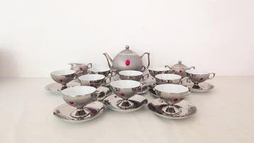 Bavaria, Mitterteich - Koffieservies (23) - Argento -, Antiek en Kunst