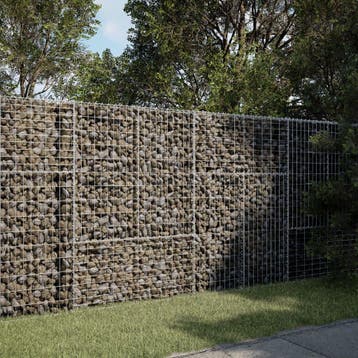 vidaXL Schanskorf 200x50x150 cm gegalvaniseerd ijzer, Tuin en Terras, Verzenden, Nieuw