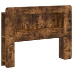 vidaXL Hoofdeinde Kast met opslag Gerookt eiken, Huis en Inrichting, Verzenden, Nieuw