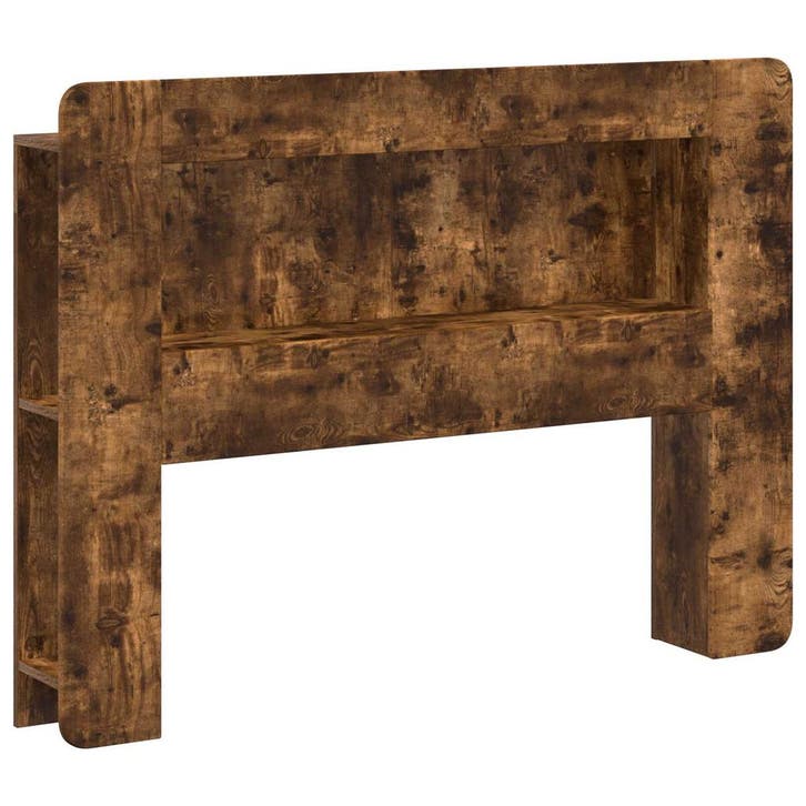 vidaXL Hoofdeinde Kast met opslag Gerookt eiken, Maison & Meubles, Chambre à coucher | Lits, Envoi