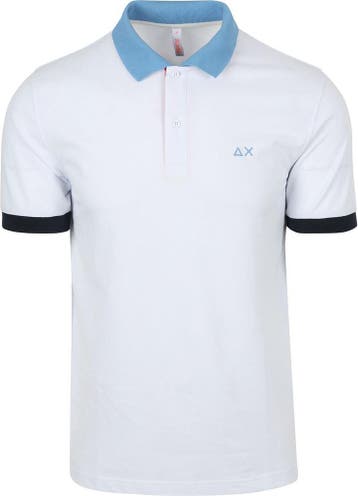 Sun68 Poloshirt Color Way Wit maat Maat 52/54 (L) Heren, Verzenden